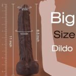 11-28cm-realistic-big-black-dildo