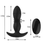Thrusting Anal Vibrator With Remote - Image 4